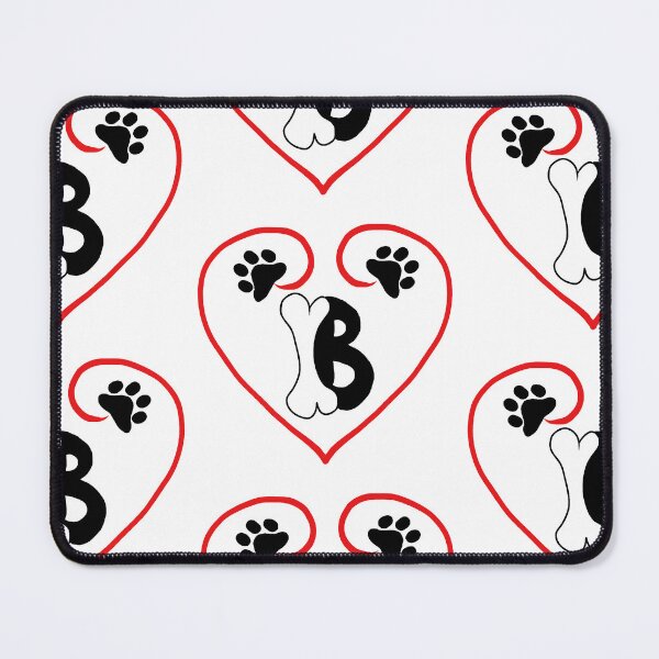Item preview, Heart dog with the letter B designed and sold by acreació.