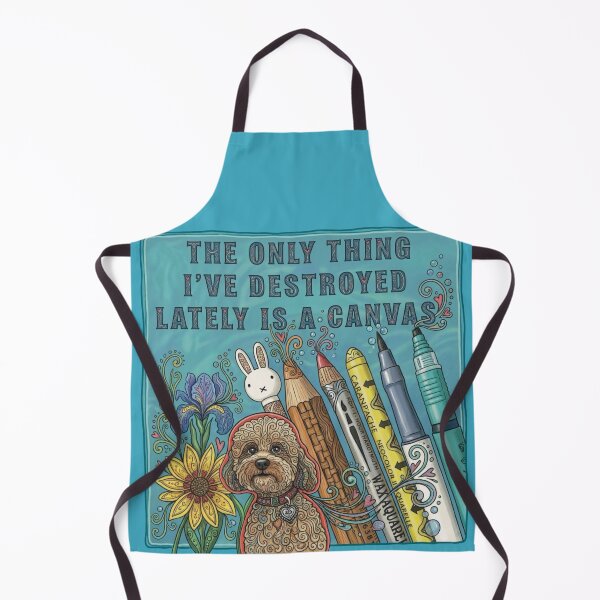 Item preview, THE ONLY THING I’VE DESTROYED LATELY IS A CANVAS designed and sold by PumpkinStudioPL.