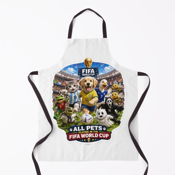 Item preview, Cute Animals Playing Football World Cup Sticker ! FIFA World Cup Animal Team Graphic - Soccer Pets Fan Art ! All Pets Playing Soccer Tournament - Ultimate Football Team designed and sold by Ulikedigital14.