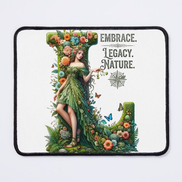 Item preview, Embrace Legacy Nature Floral Goddess Letter L designed and sold by Sovereign Supply Co..