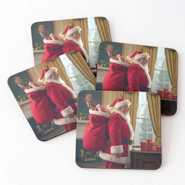 Item preview, Trump Santa Claus with Red Bag designed and sold by Maria Dryfhout.