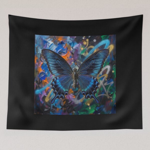 Item preview, Vittoria Blue Morpho: Where Nature Meets Urban Art #5 designed and sold by Helios Be. Lavsh.