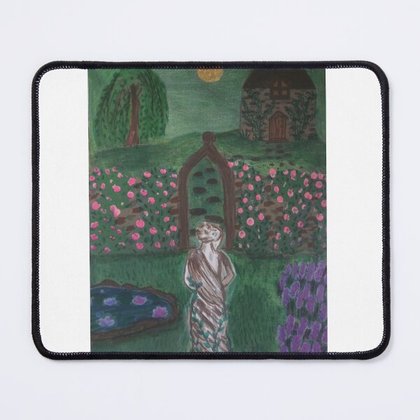 Item preview, Ivy statue and house in an old garden (light color version) designed and sold by TealKoi.