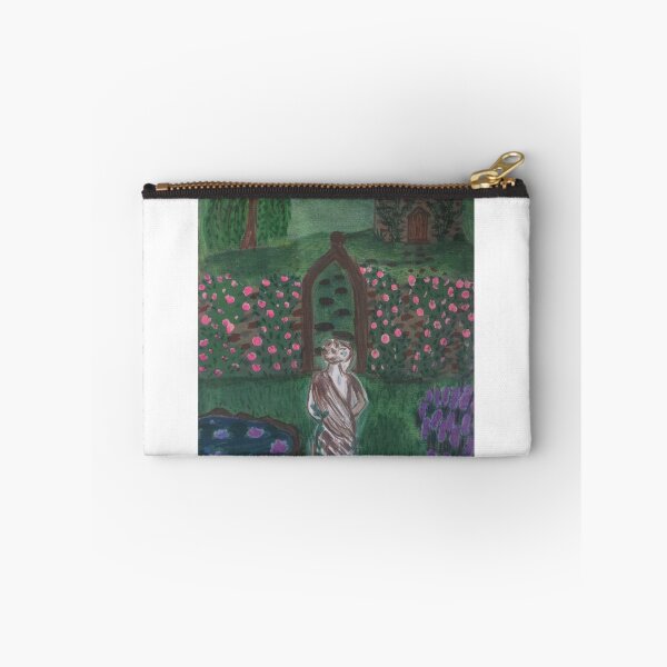 Item preview, Ivy statue and house in an old garden (light color version) designed and sold by TealKoi.
