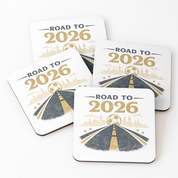 Item preview, Road to 2026 Soccer Football City Skyline Art – Tournament Journey Design | Soccer Fan Gift designed and sold by irfanshikh.