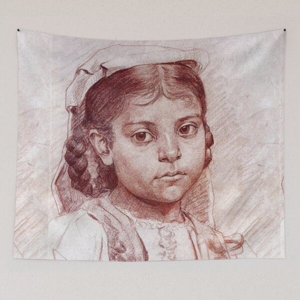 Item preview, Portrait of an Italian girl designed and sold by SharonTheFirst.