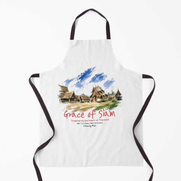 Item preview, Wat Ton Kwen Chiang Mai Lanna Temple Watercolor Art designed and sold by Beeform.