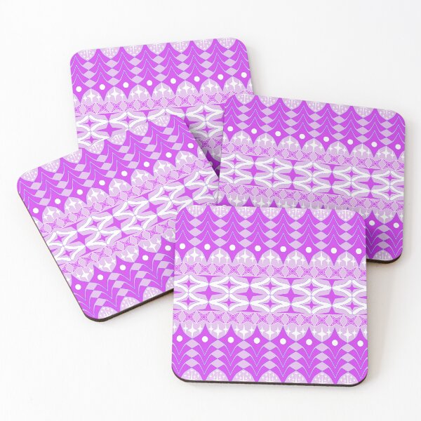 Item preview, Purple Geometric Tribal Seamless Pattern with Star Motifs designed and sold by Ei-Ei.