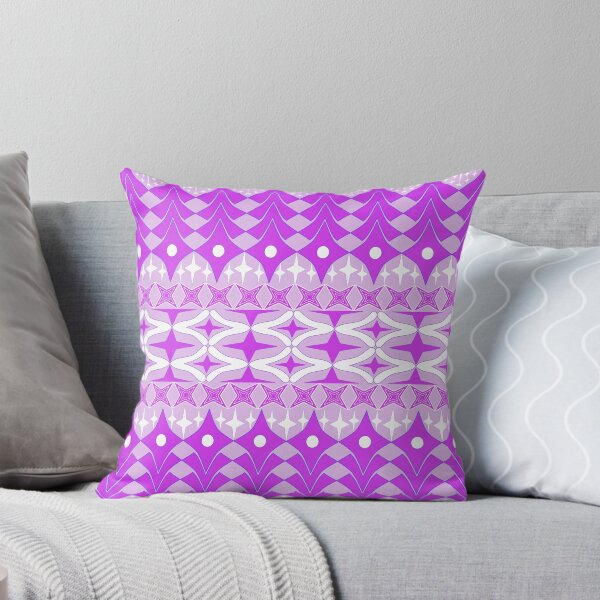 Item preview, Purple Geometric Tribal Seamless Pattern with Star Motifs designed and sold by Ei-Ei.