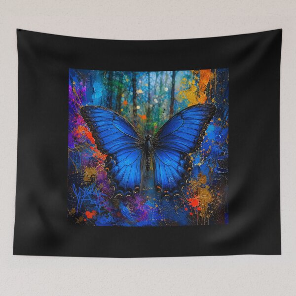 Item preview, Vittoria Blue Morpho: Where Nature Meets Urban Art #6 designed and sold by Helios Be. Lavsh.