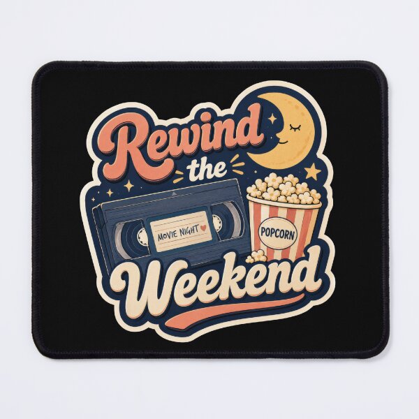 Item preview, Rewind The Weekend Movie Night VHS  designed and sold by Sketchlegacy.