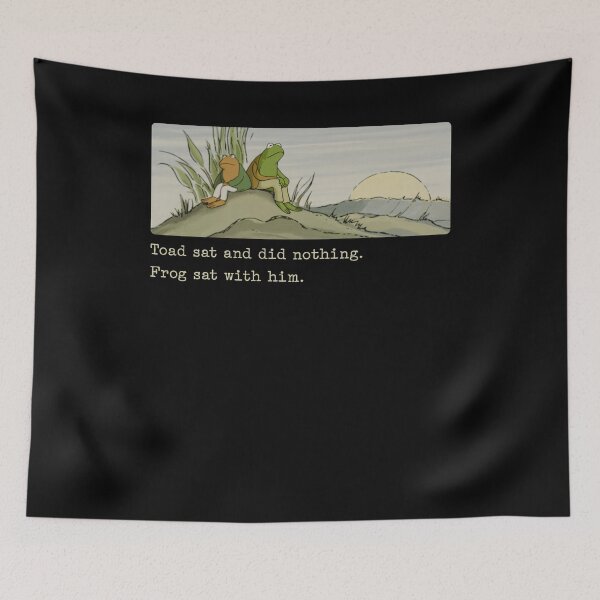 Item preview, Toad sat and did nothing. Frog sat with him designed and sold by charoen-design.