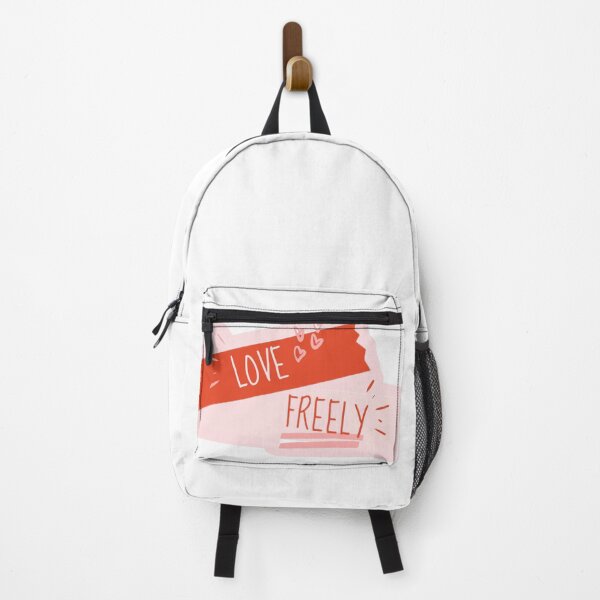 Item preview, Love Freely Inspirational Quote | Cute Romantic Typography Sticker Design designed and sold by PixelVibe Art.