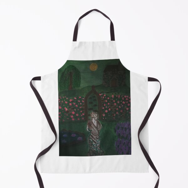 Item preview, Ivy statue and house in an old garden (dark color version) designed and sold by TealKoi.