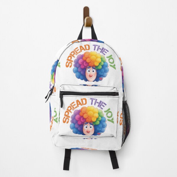 Item preview, Spread The Joy Rainbow Clown Colorful Retro Textured Streetwear Graphic designed and sold by DesignArtist.ia.