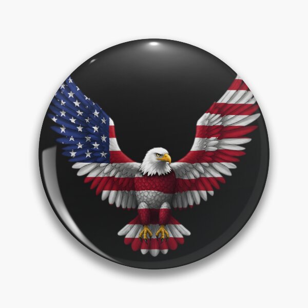 Item preview, US Flag Bald Eagle 4th of July designed and sold by Log77.
