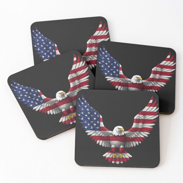 Item preview, US Flag Bald Eagle 4th of July designed and sold by Log77.