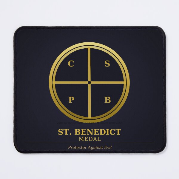 Item preview, St. Benedict Medal - Protector Against Evil | Catholic Art designed and sold by BenedictTArt.