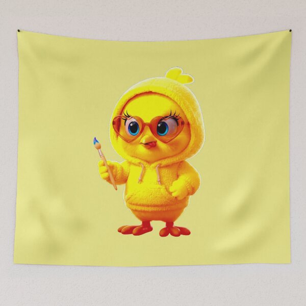 Item preview, Cute Chick Vibes – Adorable Baby Chick Stickers & Kawaii Art designed and sold by Cyber-ART-Studio.