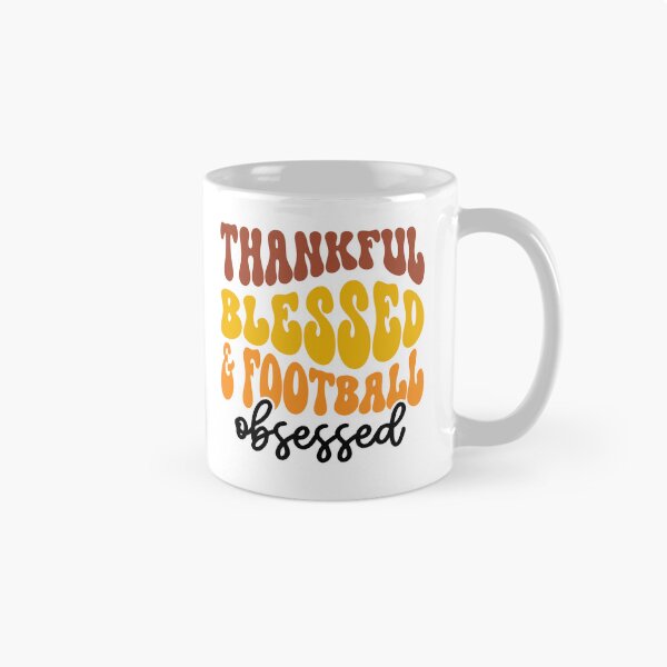 Item preview, Thankful Blessed & Football Obsessed designed and sold by GlitterArtySVG.
