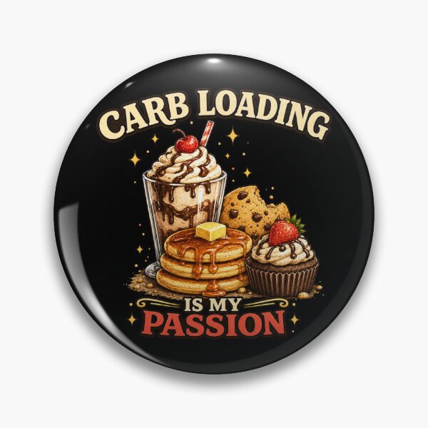 Item preview, Carb Loading Is My Passion Food Humor Design designed and sold by HumbleAthlete.