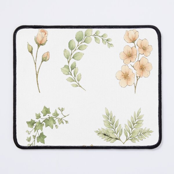 Item preview, Watercolor Floral Sticker Pack Pastel Botanical Flower Sheet designed and sold by IXM_CREATION.