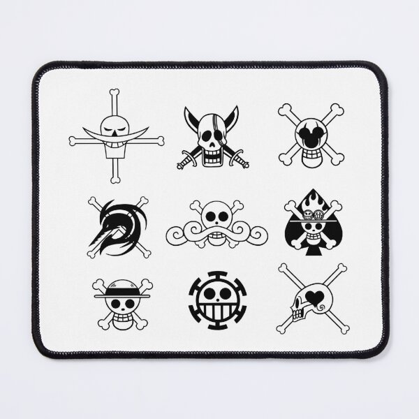 Item preview, One Piece pirate logos designed and sold by hussain-dz.
