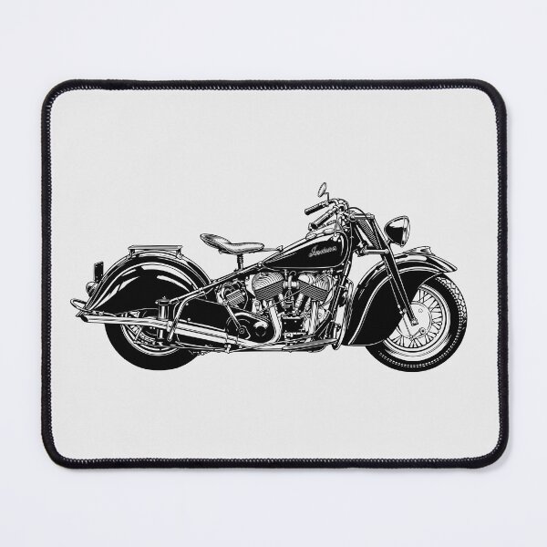 Item preview, 1947 Chief Vintage Motorcycle Ink Art designed and sold by EdGraphy.