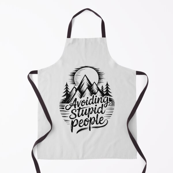Item preview, Avoiding Stupid People – Hilarious Mountain Adventure Outdoor Design designed and sold by just-quotes.