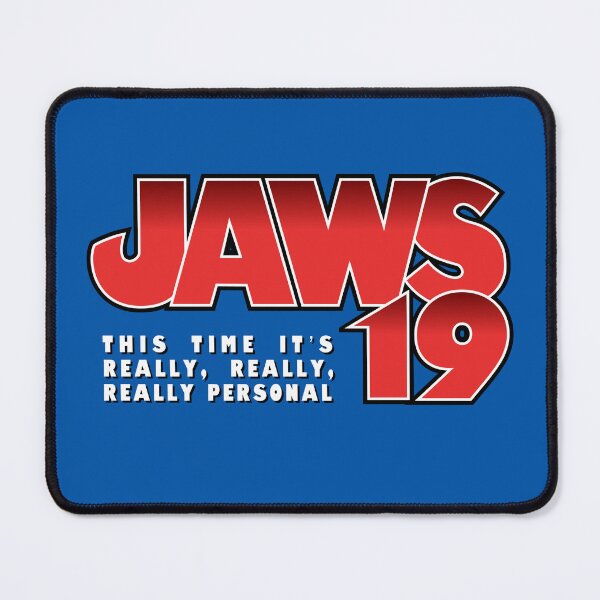 Item preview, Jaws 19 – The Shark Still Looks Fake Retro Movie Poster Design designed and sold by Design Hobo.