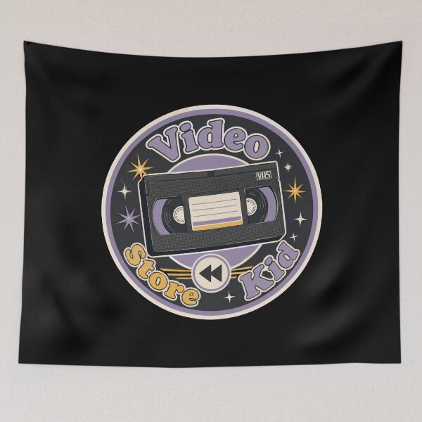 Item preview, Retro VHS Kid Video Store Badge  designed and sold by Sketchlegacy.