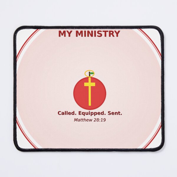 Item preview, Teaching Is My Ministry Matthew 2819 Christian Teacher Badge designed and sold by tsm2015.