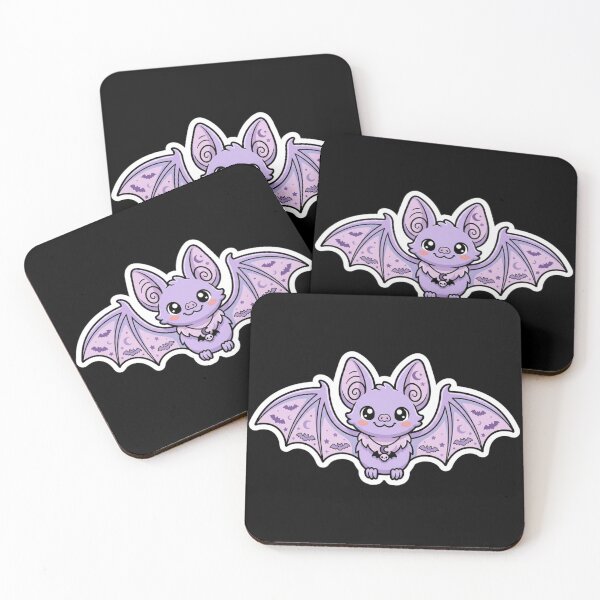Item preview, Cute Pastel Goth Bat Kawaii Spooky Halloween Sticker designed and sold by AMS.