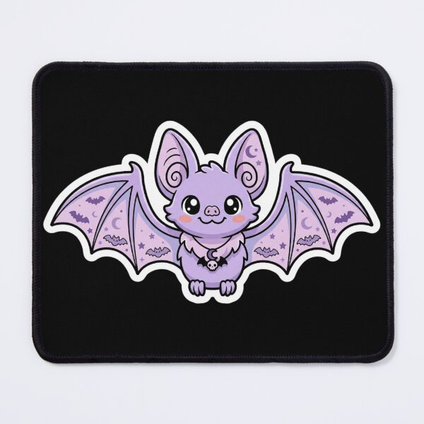 Item preview, Cute Pastel Goth Bat Kawaii Spooky Halloween Sticker designed and sold by AMS.