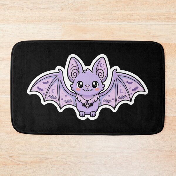 Item preview, Cute Pastel Goth Bat Kawaii Spooky Halloween Sticker designed and sold by AMS.