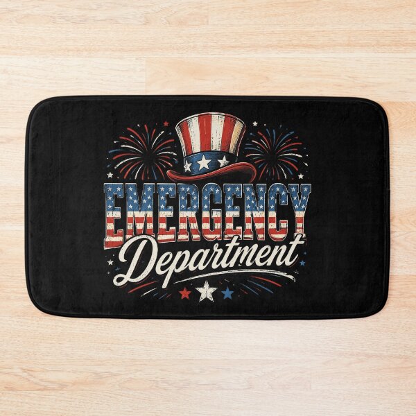 Item preview, Funny Emergency Department ER Nurse USA Flag 4th Of July designed and sold by OlakunleOloroz.