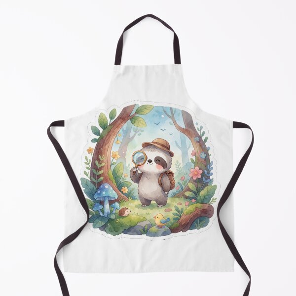 Item preview, Treasure Hunter Sloth | Cute Fantasy Forest Explorer designed and sold by AillustriaAK.