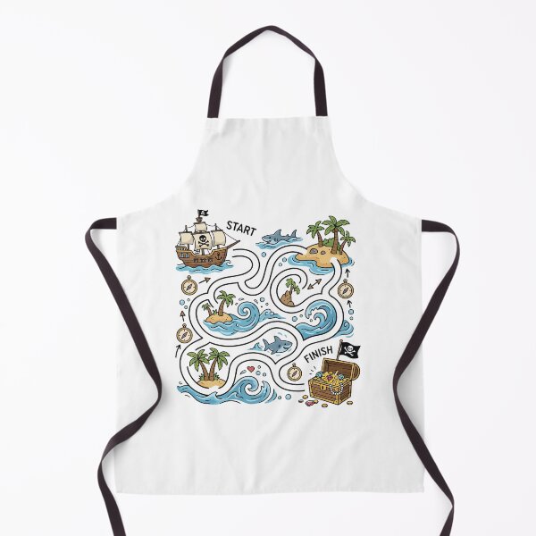 Item preview, Pirate Treasure Hunt Interactive Finger Maze Design designed and sold by BlackRockDesert.