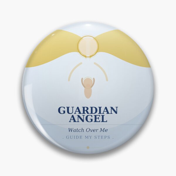 Item preview, Guardian Angel Watch Over Me | Catholic Angel Art designed and sold by BenedictTArt.
