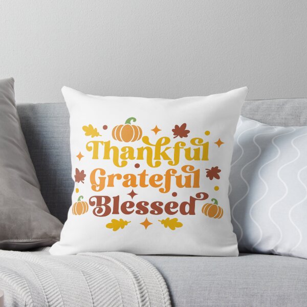 Item preview, Thankful Grateful Blessed - Thanksgiving, Fall, Autumn Vibes designed and sold by GlitterArtySVG.