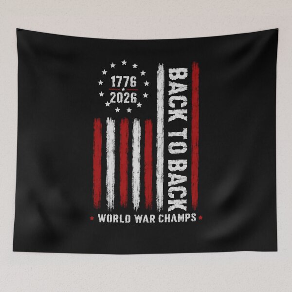 Item preview, 1776 2026 Back To Back World War Champs American Military Patriot designed and sold by RetroMini2026.