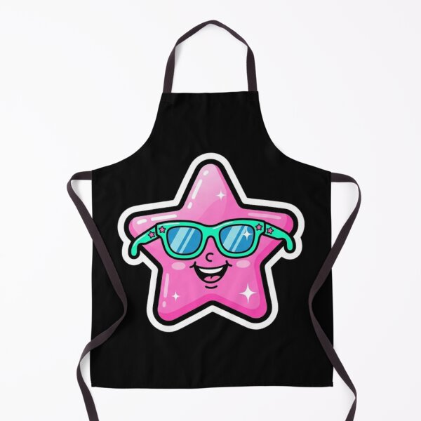 Item preview, Retro Y2K Pink Star with Sunglasses Cute 90s Aesthetic Sticker designed and sold by AMS.