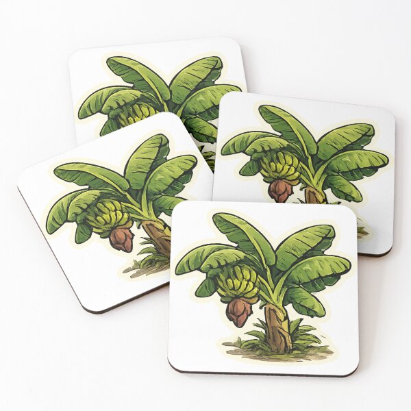 Item preview, green banana plant designed and sold by StudioBase.
