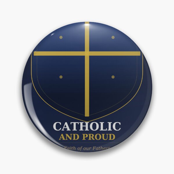 Item preview, Catholic and Proud - Shield of Faith | Bold Catholic Art designed and sold by BenedictTArt.