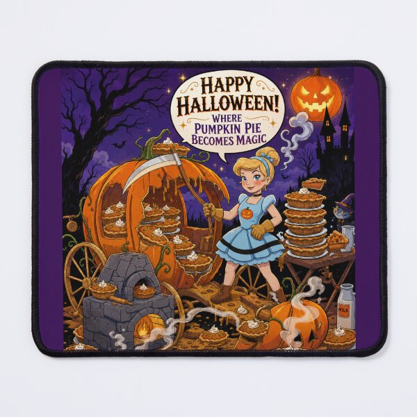 Item preview, "Where Pumpkin Pie Becomes Magic" — The Princess Who Skipped the Royal Ball | Halloween Fantasy Print designed and sold by SammyMorry.