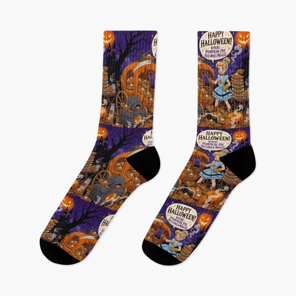 Item preview, "Where Pumpkin Pie Becomes Magic" — The Princess Who Skipped the Royal Ball | Halloween Fantasy Print designed and sold by SammyMorry.