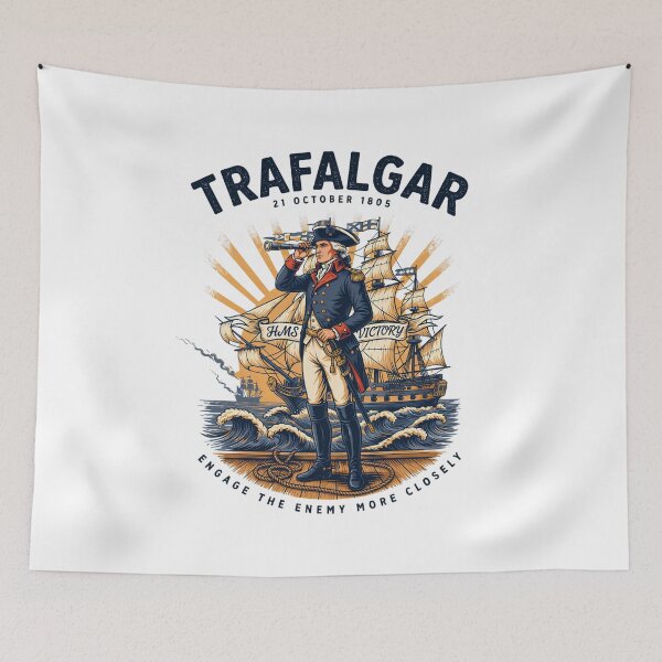Item preview, Trafalgar 1805 HMS Victory – Admiral Nelson Naval Heritage Maritime Design designed and sold by ArcticFoxStudio.