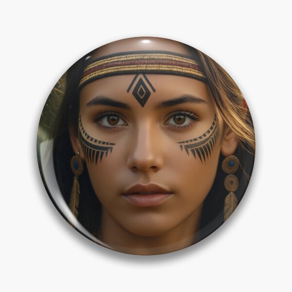 Item preview, Beautiful Indigenous Woman designed and sold by LuminaWalls.