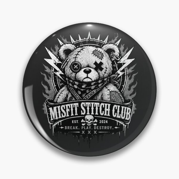 Item preview, Misfit Stitch Club Teddy Bear designed and sold by mikawaya studio.