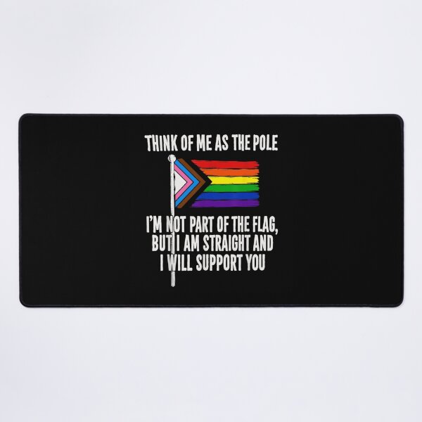 Item preview, Straight Ally Pride Flag Support LGBTQ Community Graphic Tee For Friendly Allies designed and sold by MariCanal.